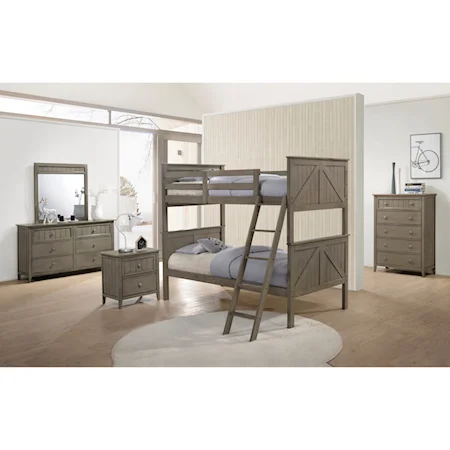 Twin Over Twin Bunkbed Room Group